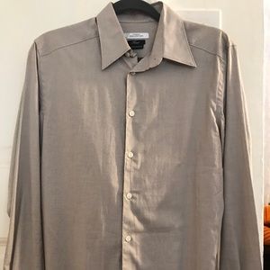 Versace Collection Gray Size 37 Dress Shirt (US M)